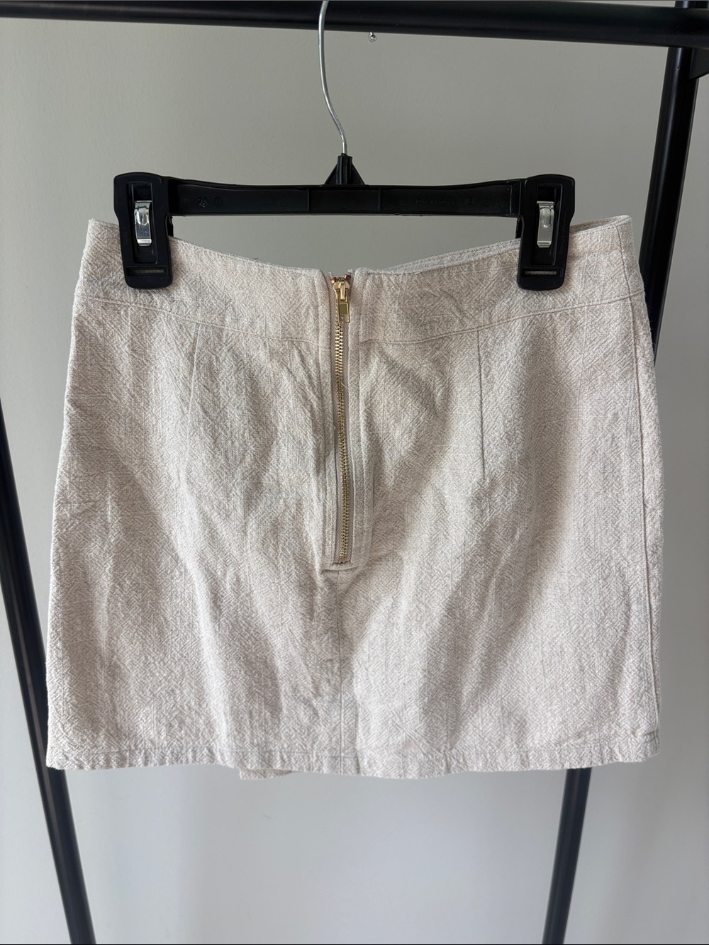 Lioness Lola Linen Mini Skirt in Cream - Picture 3 of 5